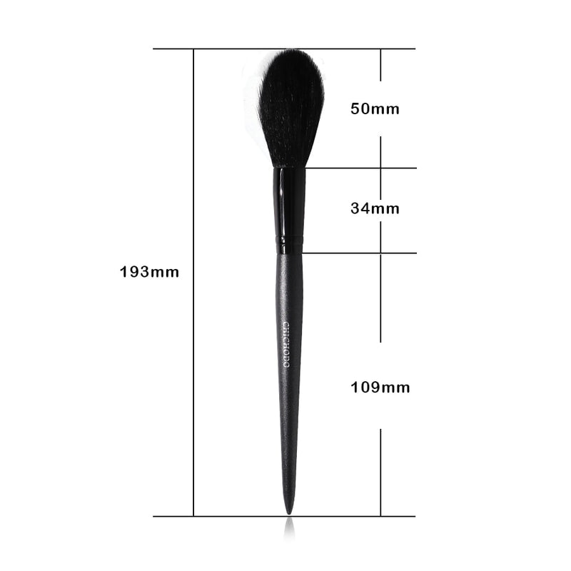 1 Pieces Goat Hair Long Handle Face Makeup Highlighter Blending Brush Concealer