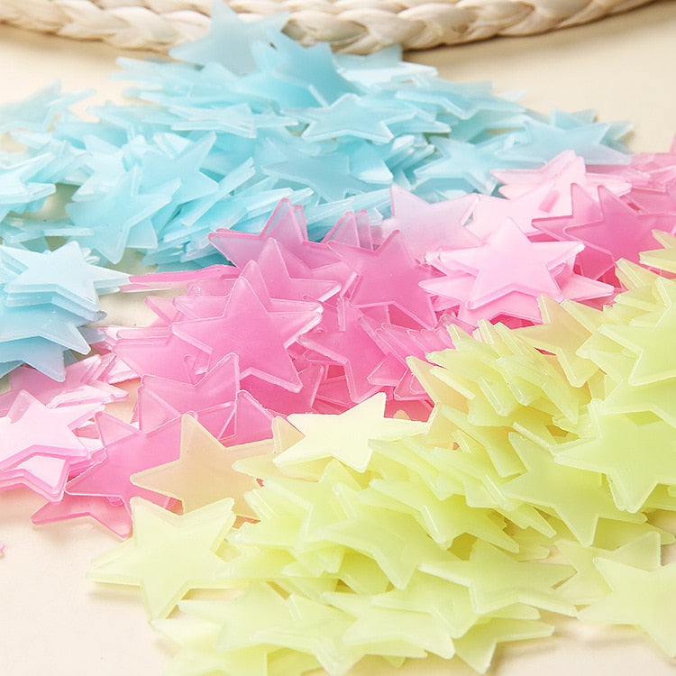 3D Luminous Star Wall Stickers