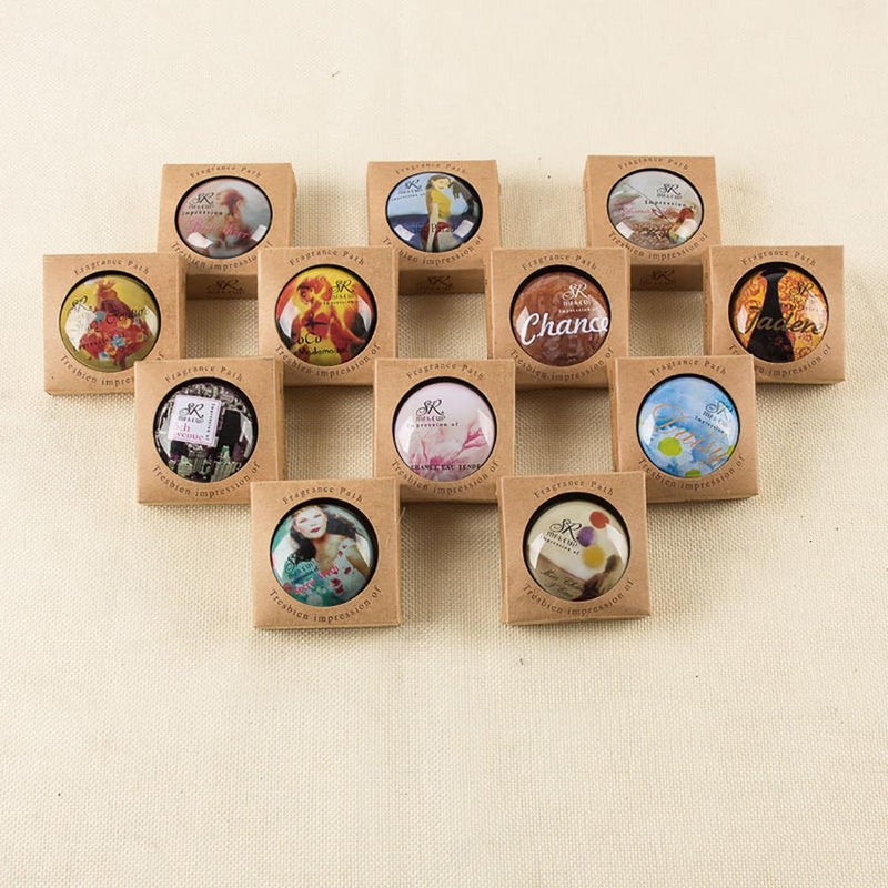 1PC 15g Portable Round Box Long lasting Solid Perfume Balm for  Women Men Body Fragrance Skin Care solid perfume tins