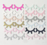 Wood Eyelashes Cartoon Decoration