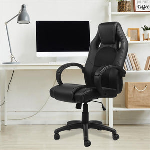 Executive Office Chair For Computer Table Use With Lumbar Support And Headrest Option