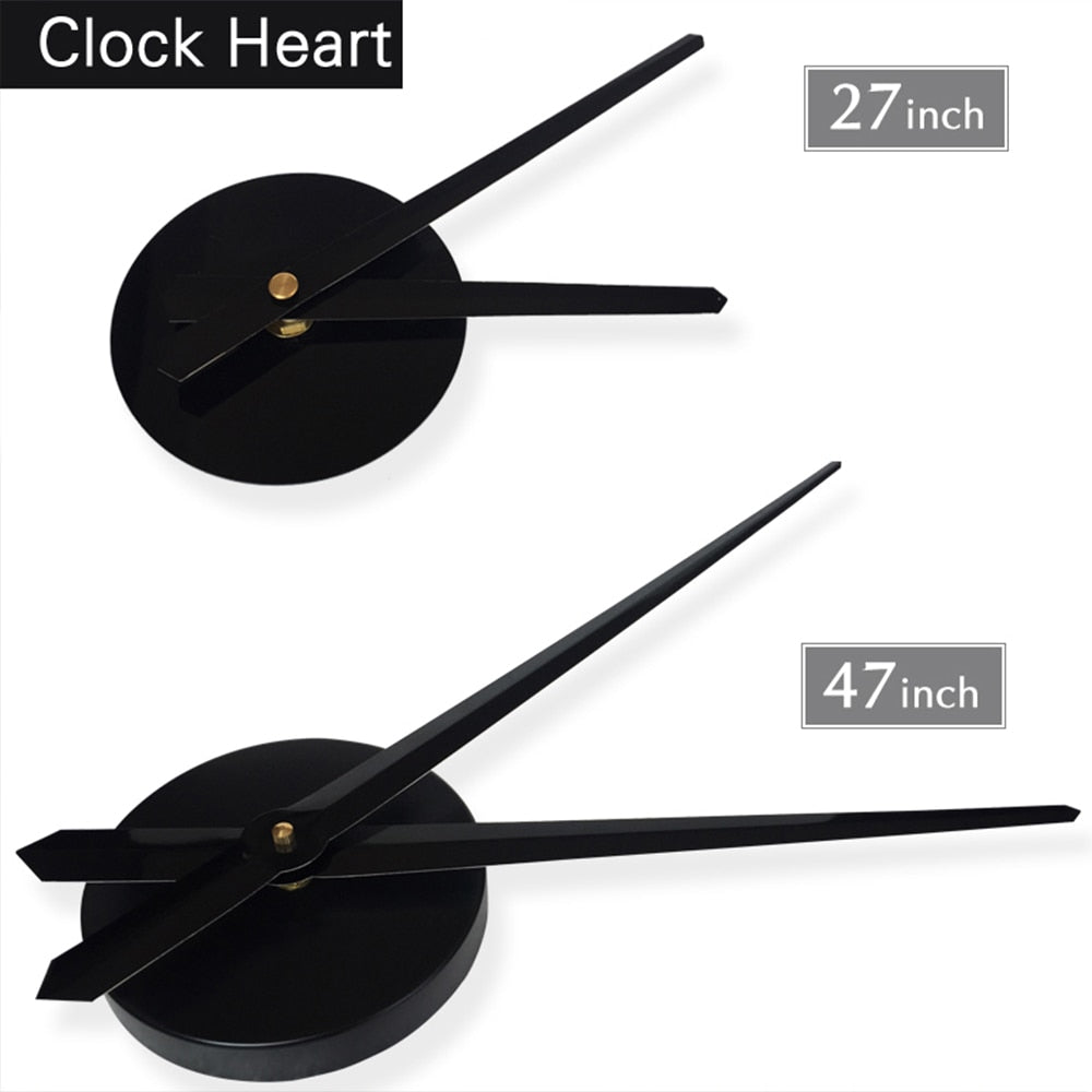 3D Wall Clock Mirror
