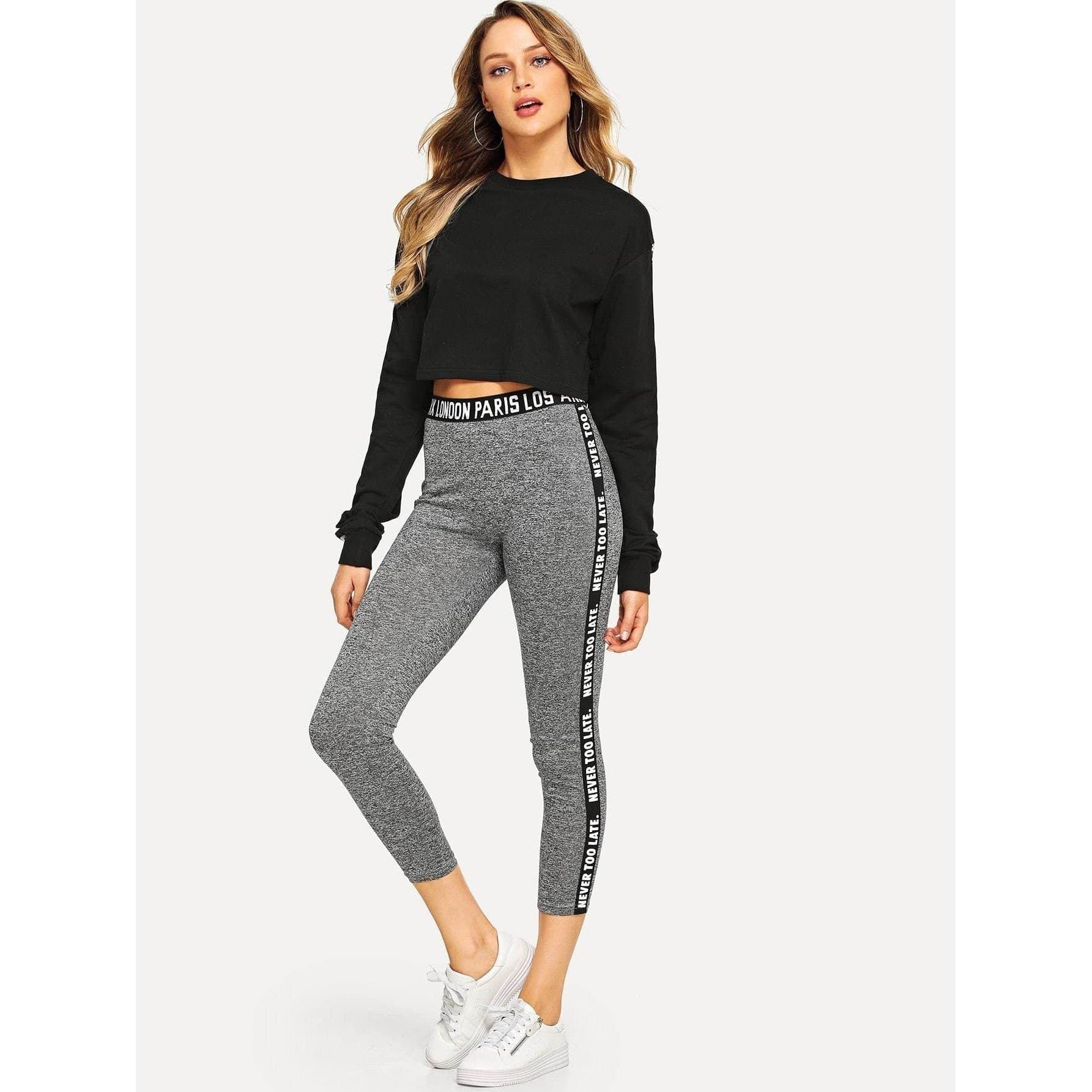2019 Classic Stylish Legging with Tap Side