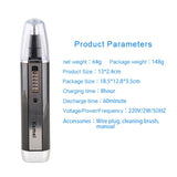 4 in 1 Rechargeable Men Electric Nose Ear Hair Trimmer Painless Women trimming sideburns eyebrows Beard hair clipper cut Shaver