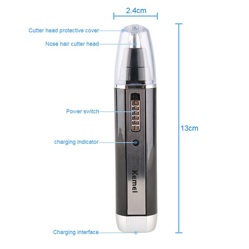 4 in 1 Rechargeable Men Electric Nose Ear Hair Trimmer Painless Women trimming sideburns eyebrows Beard hair clipper cut Shaver