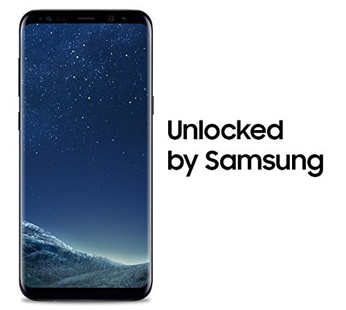 Samsung Galaxy S8 64GB Phone - 5.8in Unlocked Smartphone - Midnight Black (Renewed)