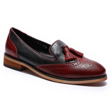 Ladies Slip on Tassel Penny Loafer Casual Flat Shoe