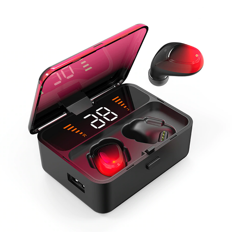 Noise Cancelling HD Sounding Super Bass Stereo Wireless Handsfree Bluetooth Earphone / Earbud Headset