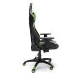 Racing Style Gaming Chair High-Quality Durable 180 Degrees Reclining For Long Hours Computer Table Use Green & Black