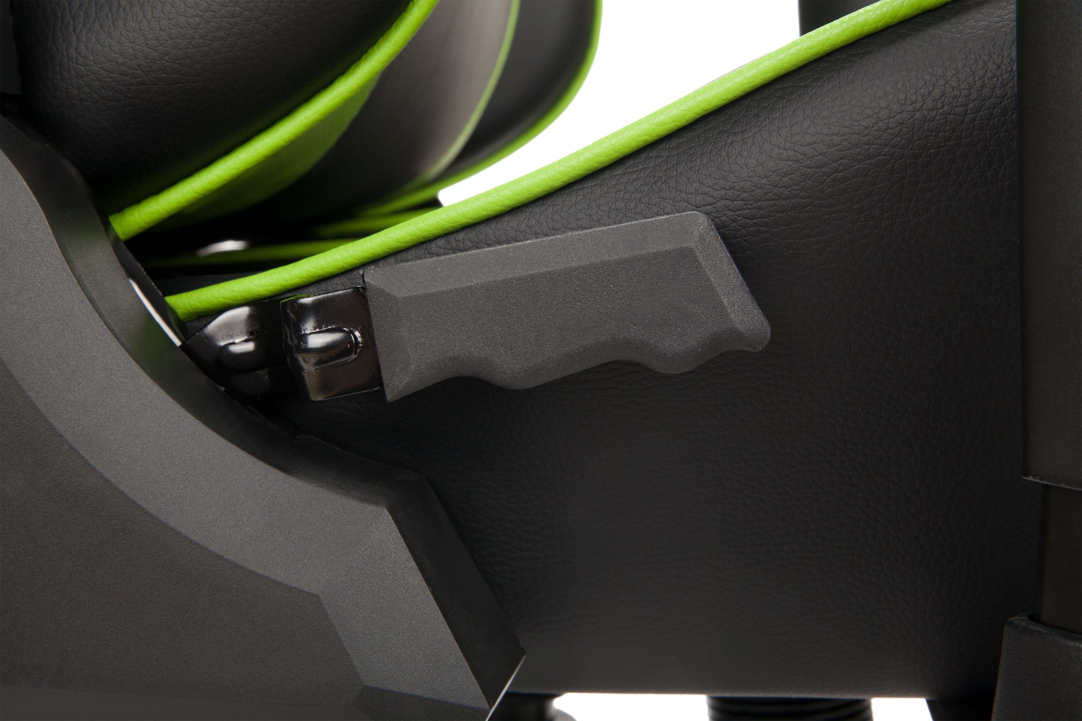 Racing Style Gaming Chair High-Quality Durable 180 Degrees Reclining For Long Hours Computer Table Use Green & Black