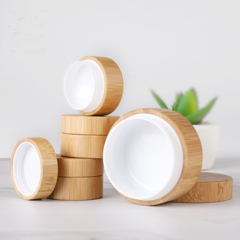 Wooden Made Refillable Cosmetic Bottle For Nail And Makeup Accessories