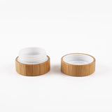 5g 10g High Qualtiy Natural Bamboo Bottle Cream Jar Nail Art Mask Cream Refillable Empty Cosmetic Makeup Container Bottle