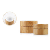 5g 10g High Qualtiy Natural Bamboo Bottle Cream Jar Nail Art Mask Cream Refillable Empty Cosmetic Makeup Container Bottle