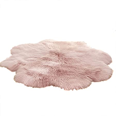 Antiskid Soft Faux Fur Wool Carpet Indoor Sheepskin Rug Modern Carpet Mat