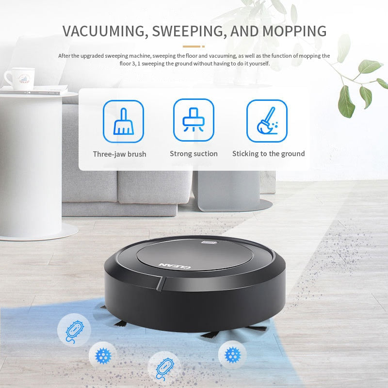 USB Charging Automatic Household Cleaning Cordless Vacuum Cleaner Smart Robot