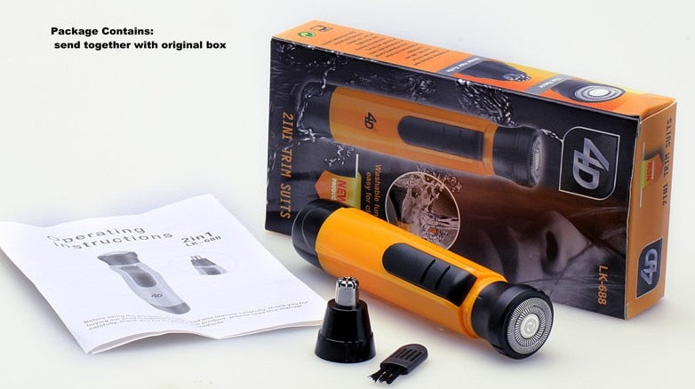 Brand paiter Nose Neck Eyebrow hair Trimmer removal shaving men razor beard face hairs trimer for nose and ear