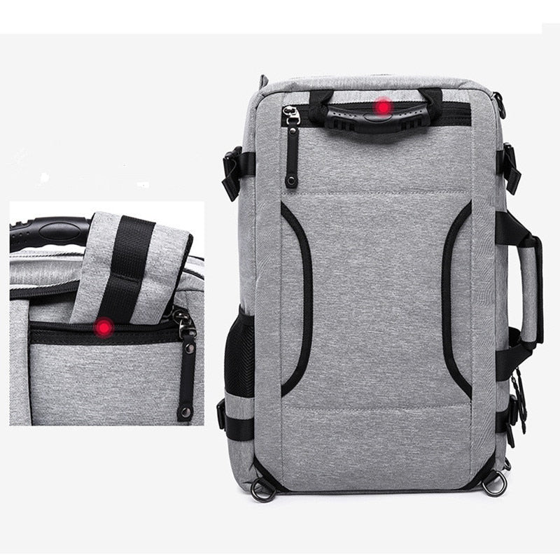 Large Capacity  Arcuate Shoulder Strap Students Multipurpose  Schooling and Travelling Bag
