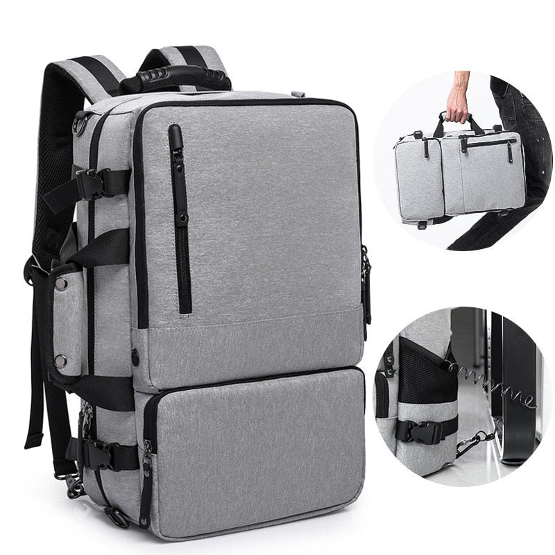 Large Capacity  Arcuate Shoulder Strap Students Multipurpose  Schooling and Travelling Bag