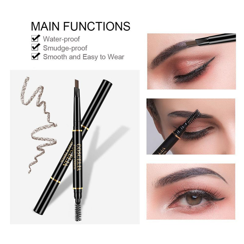 Double-Sided Eyebrow Pencil For Makeup Lasting Pen