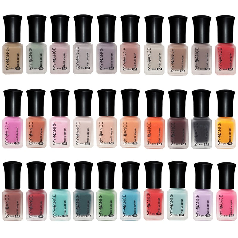 UV Colorful Nail Gel Polish Scrub  Cuticle Semi-Permanent Nail Art Glue Pigment Paint Varnish Tool