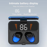 Noise Cancelling HD Sounding Super Bass Stereo Wireless Handsfree Bluetooth Earphone / Earbud Headset