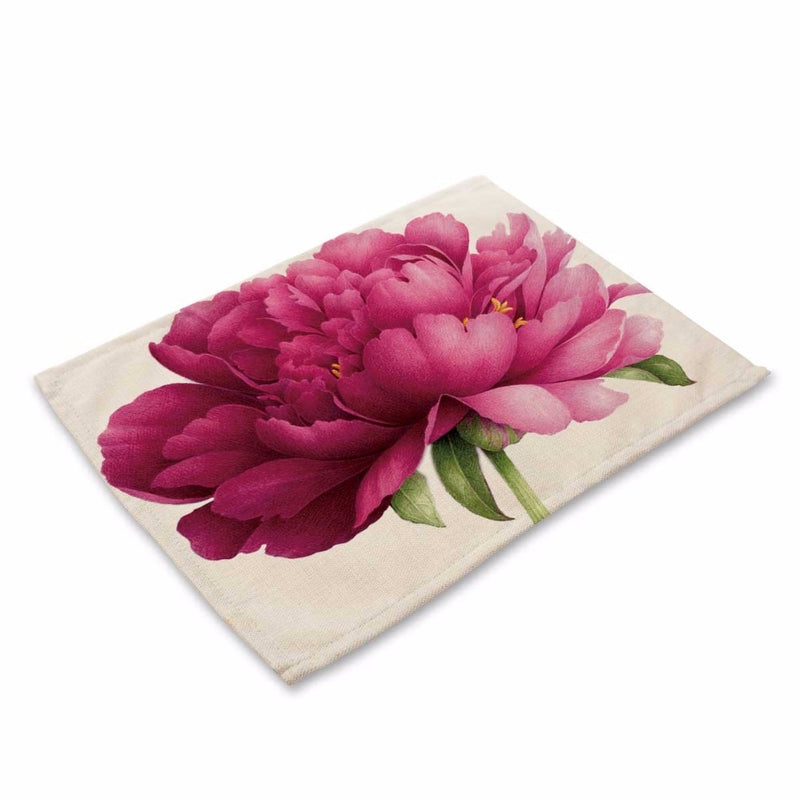 Rose Pattern Table Mat