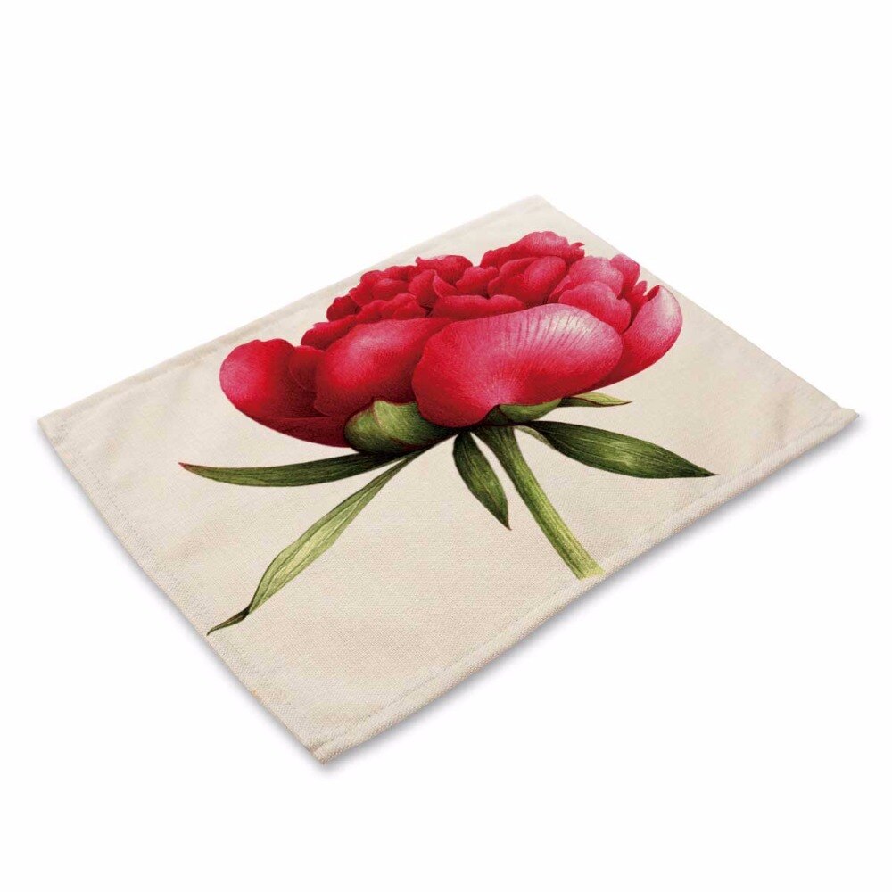 Rose Pattern Table Mat