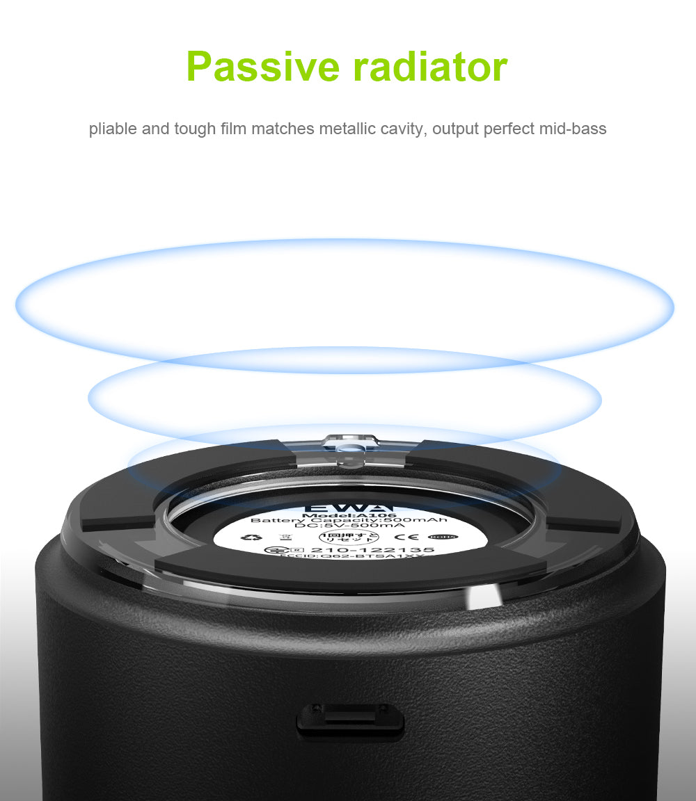 Portable Small Smart Waterproof Bluetooth Speaker With Super Bass Sound Quality