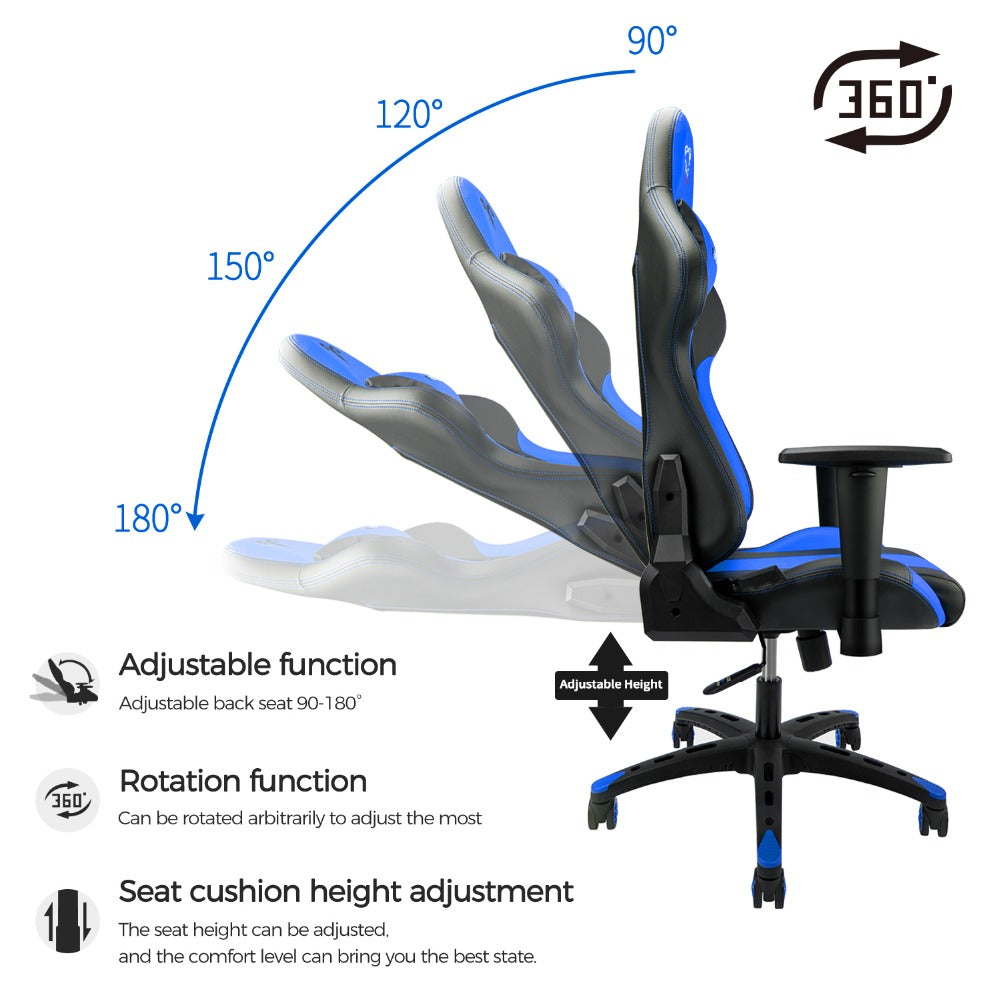 180 Degree Reclining Executive Chair For Office and Gaming Use