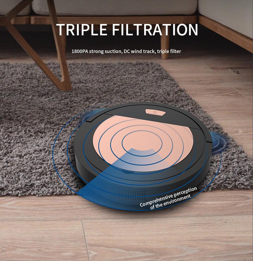 Household Carpet and Floor Cleaning Wireless One-Click Vacuum Cleaner