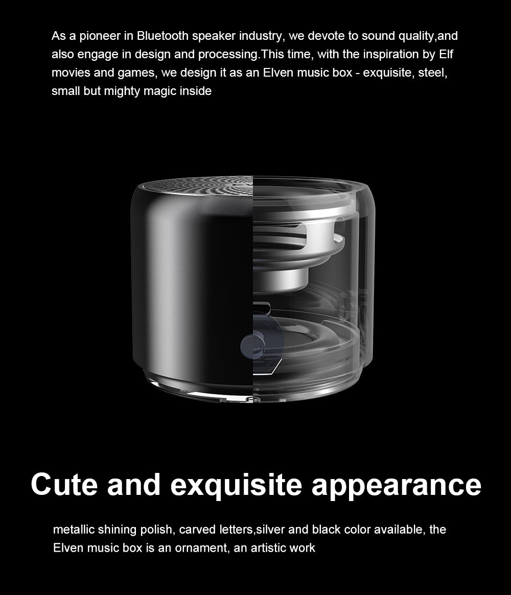 Portable Small Smart Waterproof Bluetooth Speaker With Super Bass Sound Quality