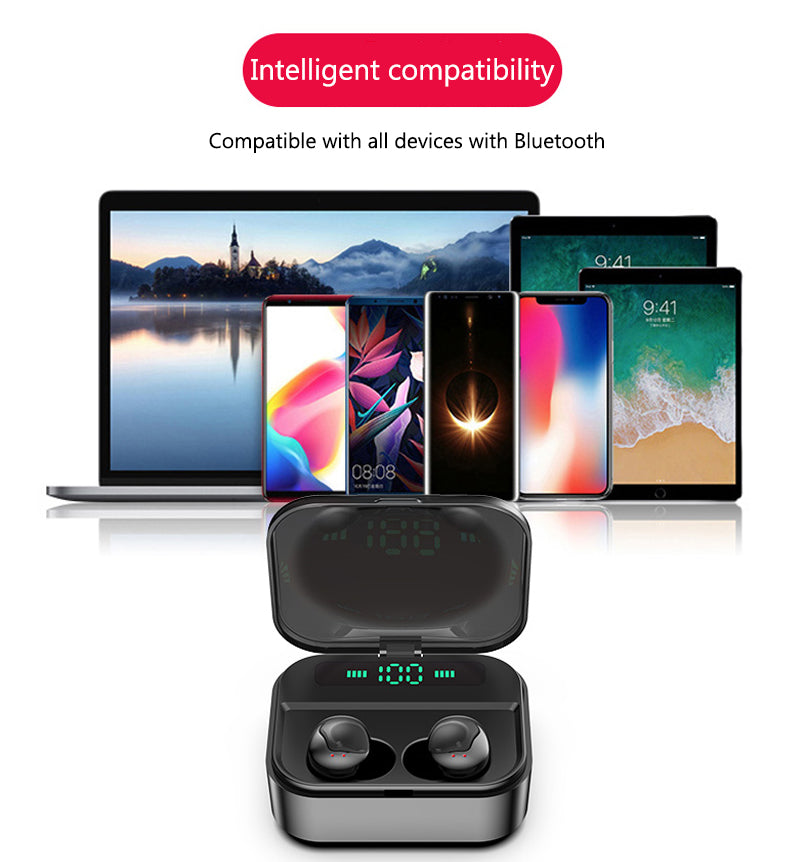 Active Noise Cancelling All In  One HD  Quality Wireless Bluetooth Headphones  In-Ear Earbud For All Devices