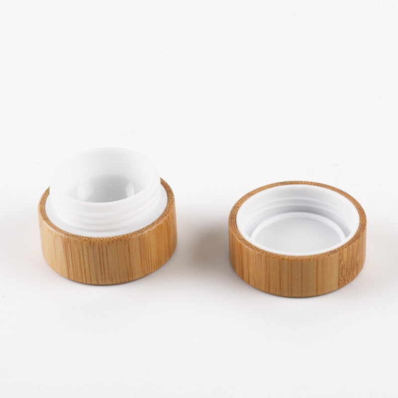 Wooden Made Refillable Cosmetic Bottle For Nail And Makeup Accessories