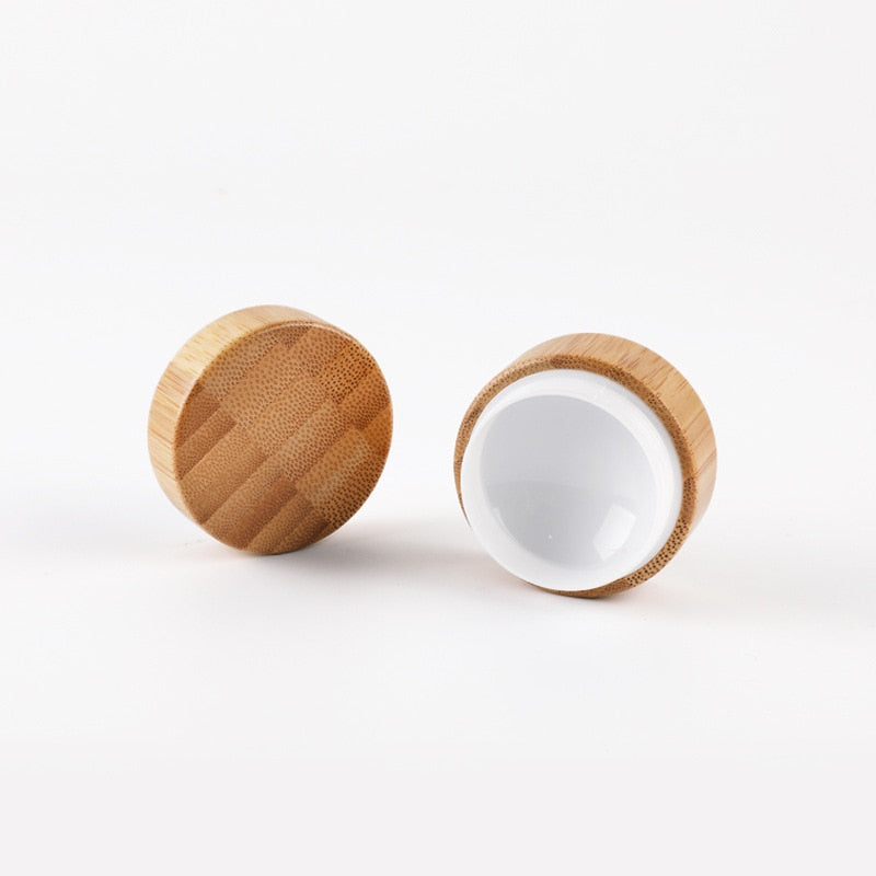 Wooden Made Refillable Cosmetic Bottle For Nail And Makeup Accessories