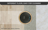 Robotic Vacuum Cleaner with APP & Voice Controlling, Visionary Map, Water Tank and Mopping, 12.99 x 3.54 x 3.54 in, Gold