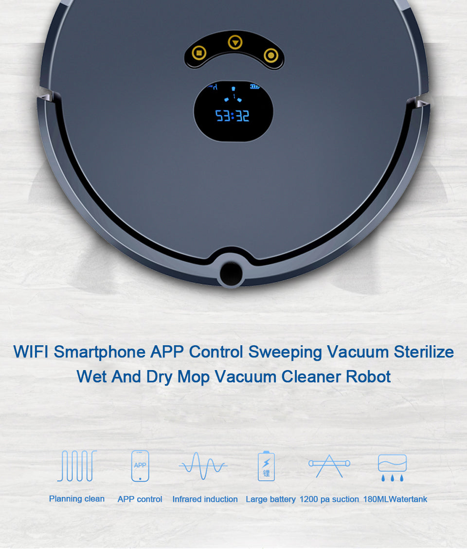 Multifunctional Intelligent Auto Rechargeable Vacuum Cleaner