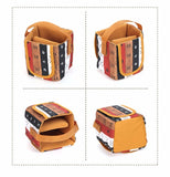 All In One Men's Traveling  Gorgeous BackPack Canvas Leather Bag