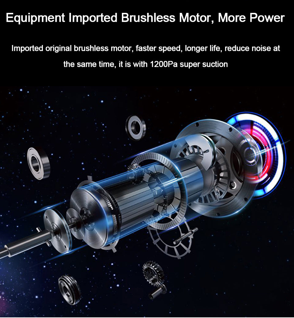Multifunctional Intelligent Auto Rechargeable Vacuum Cleaner