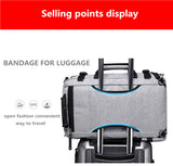 Large Capacity  Arcuate Shoulder Strap Students Multipurpose  Schooling and Travelling Bag