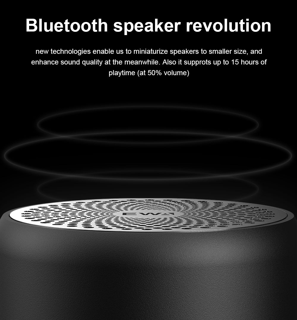 Portable Small Smart Waterproof Bluetooth Speaker With Super Bass Sound Quality