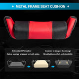 Furgle Body Huging Design Office Seat Gaming Chair White WCG Gaming Chair Engineering Nylon base Computer Chair with PU Leather|Office Chairs