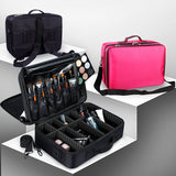 LHLYSGS Brand Cosmetic Case Suitcases Multi storey Large Professional Makeup Bag Women Beauty Storage Organizer Cosmetic Bag