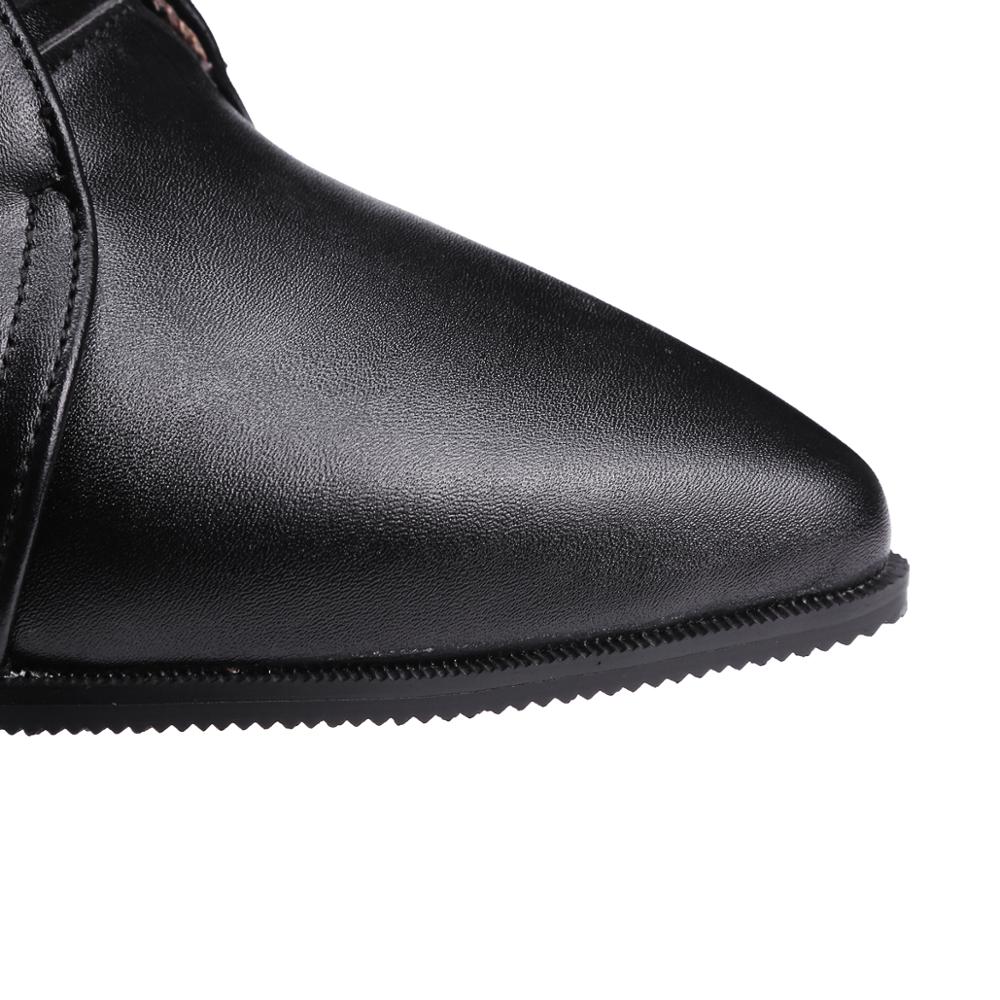 Chunky Heels Lacing Platform Ankle Shoe 2019