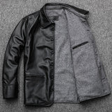 Men's Multipurpose Premium Quality Authentic  Soft Leather Jacket  Black