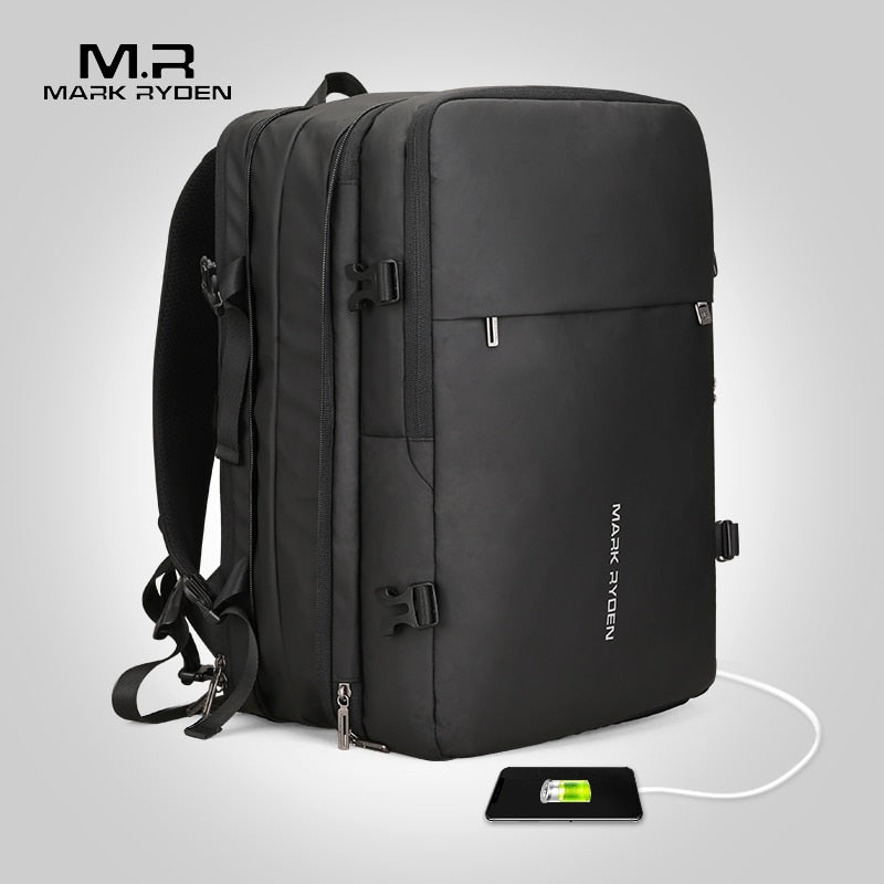 Multi-Layer USB Charging  Male Multifunctional Business and Travelling Shoulder Backpack