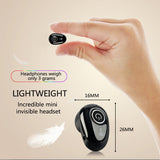 Extra Light Noise Cancelling  Handsfree Stereo Wireless  Earphone For Apple, Samsung  Mobile Device