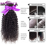 Hair Peruvian Hair Kinky Curly Bundles 8 28 inches Non-Remy 1/3/4 Bundles Human Hair Weave Bundles Extensions