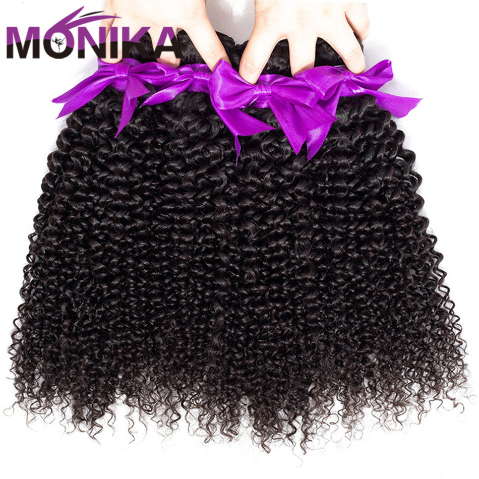 Hair Peruvian Hair Kinky Curly Bundles 8 28 inches Non-Remy 1/3/4 Bundles Human Hair Weave Bundles Extensions