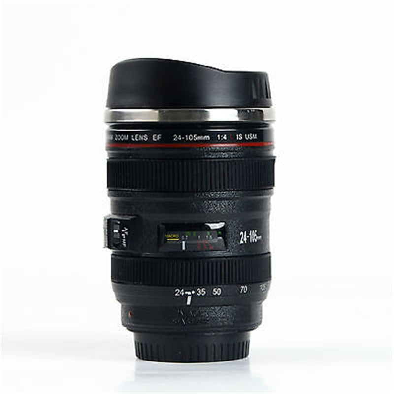 Camera Lens Thermos Mug