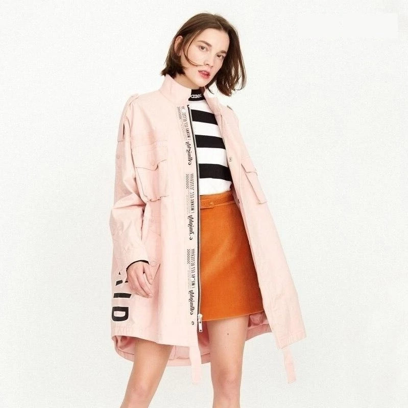 ONLY  Women Loose Fit Trench long Coat jacket 2019|118136506